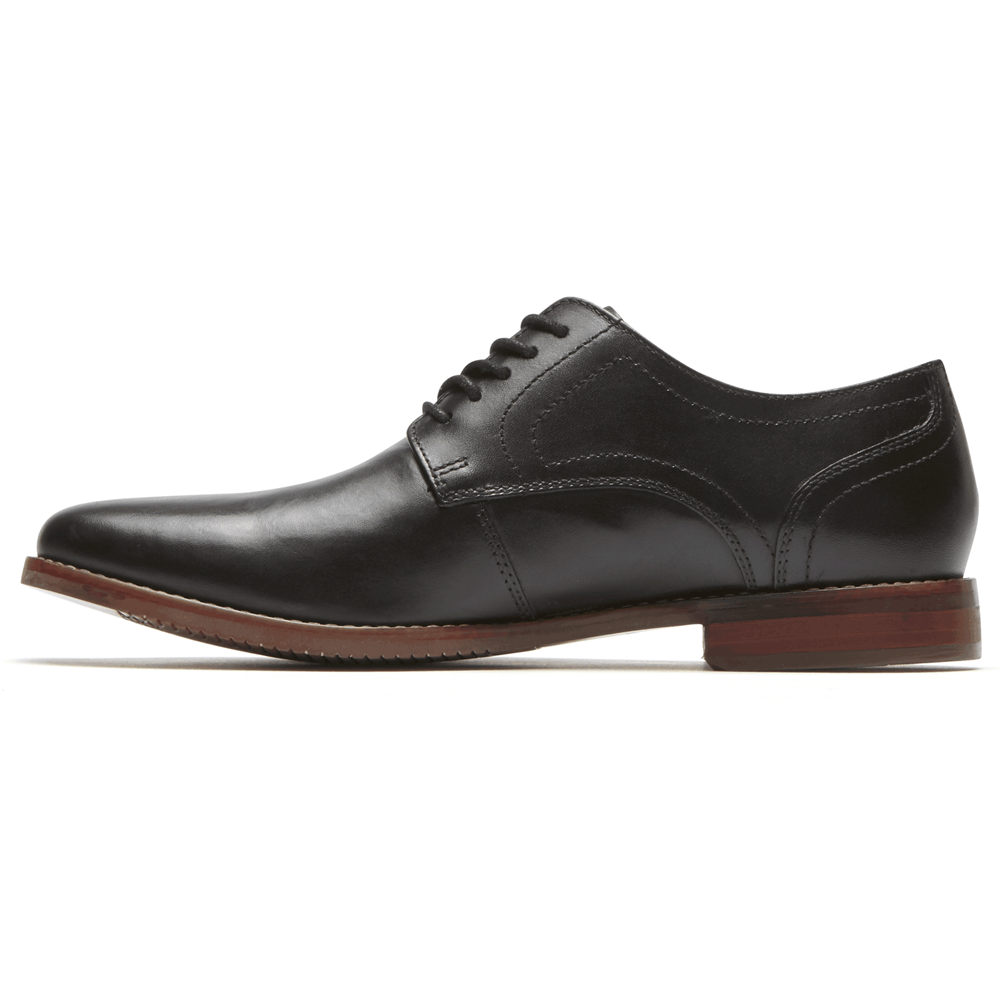 Rockport Mens Oxfords Black - Style Purpose Plain Toe - UK 682-BAOEUH